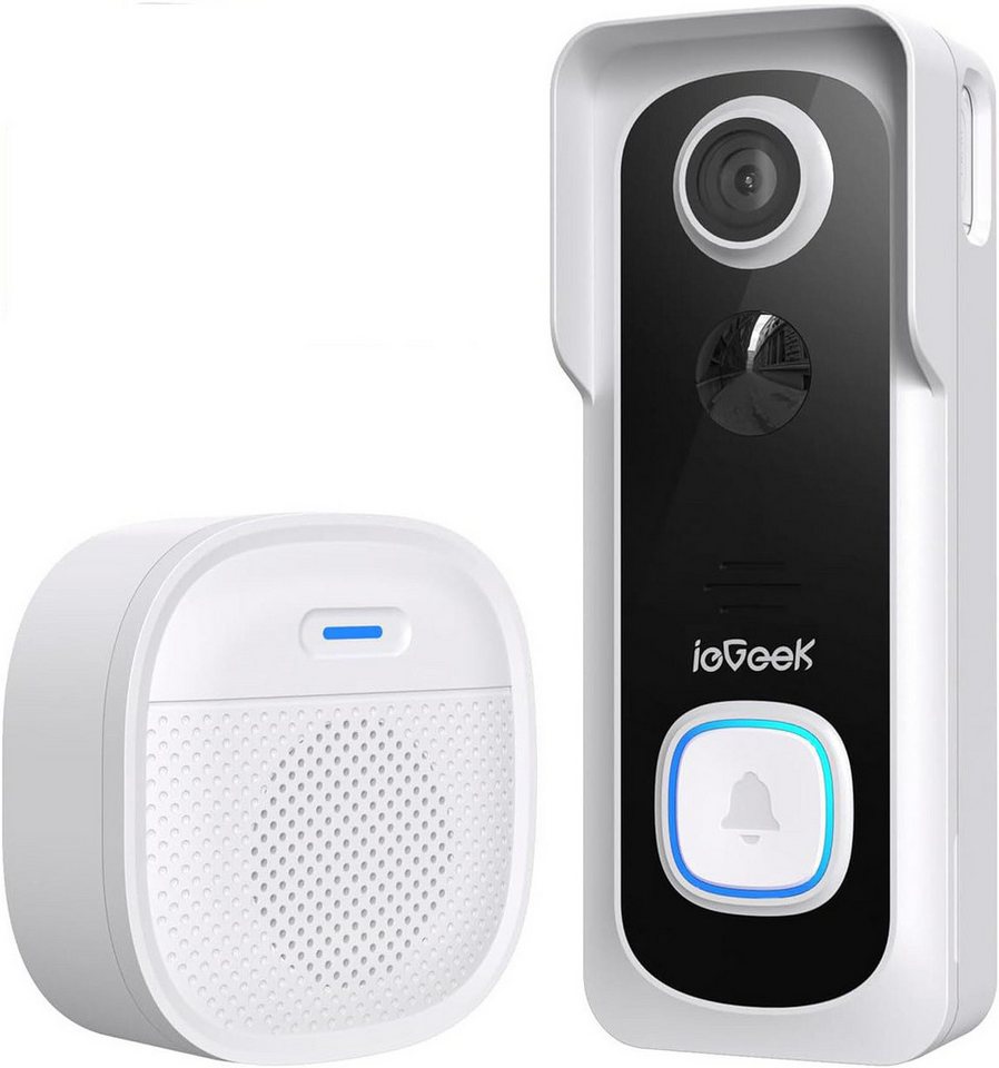 ieGeek Türklingel Video Türklingel mit Kamera Smart WLAN Doorbell Camera mit AI (Nachtsicht 2-Wege-Audio 150° Blickwinkel Unterstützt Alexa TF & CloudSpeicher, 1-St., Extra lange Akkulaufzeit, AI intelligente Erkennung, OTA Upgrade), PIR -Bewegungserkennung (5 Meter Abstand, 100 ° Winkel) ieGeek Türklingel Video Türklingel mit Kamera Smart WLAN Doorbell Camera mit AI (Nachtsicht 2-Wege-Audio 150° Blickwinkel Unterstützt Alexa TF & CloudSpeicher, 1-St., Extra lange Akkulaufzeit, AI intelligente Erkennung, OTA Upgrade), PIR -Bewegungserkennung (5 Meter Abstand, 100 ° Winkel) von ieGeek