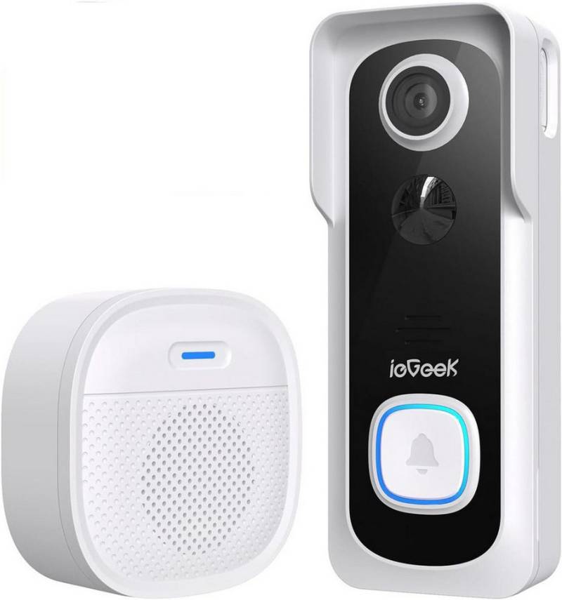 ieGeek Türklingel Video Türklingel mit Kamera Smart WLAN Doorbell Camera mit AI (Nachtsicht 2-Wege-Audio 150° Blickwinkel Unterstützt Alexa TF & CloudSpeicher, 1-St., Extra lange Akkulaufzeit, AI intelligente Erkennung, OTA Upgrade), PIR -Bewegungserkennung (5 Meter Abstand, 100 ° Winkel) von ieGeek