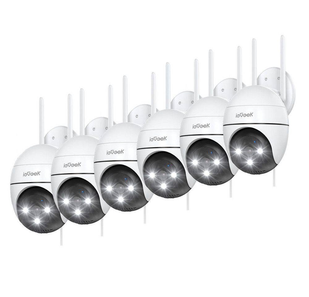 ieGeek Überwachungskamera 2 Stück Überwachungskamera Aussen Kamera Überwachung Aussen Wlan IP (Aussen, AuBenbereich, außen, utdoor Kabel Außenkamera WiFi PTZ Outdoor Camera Dome Aussen kamera, 6-tlg., Videoüberwachung Kamera mit Farbige Nachtsicht Bewegungserkennung, 24/7 Aufnahme,& Ton und Lichtalarm) ieGeek Überwachungskamera 2 Stück Überwachungskamera Aussen Kamera Überwachung Aussen Wlan IP (Aussen, AuBenbereich, außen, utdoor Kabel Außenkamera WiFi PTZ Outdoor Camera Dome Aussen kamera, 6-tlg., Videoüberwachung Kamera mit Farbige Nachtsicht Bewegungserkennung, 24/7 Aufnahme,& Ton und Lichtalarm) von ieGeek