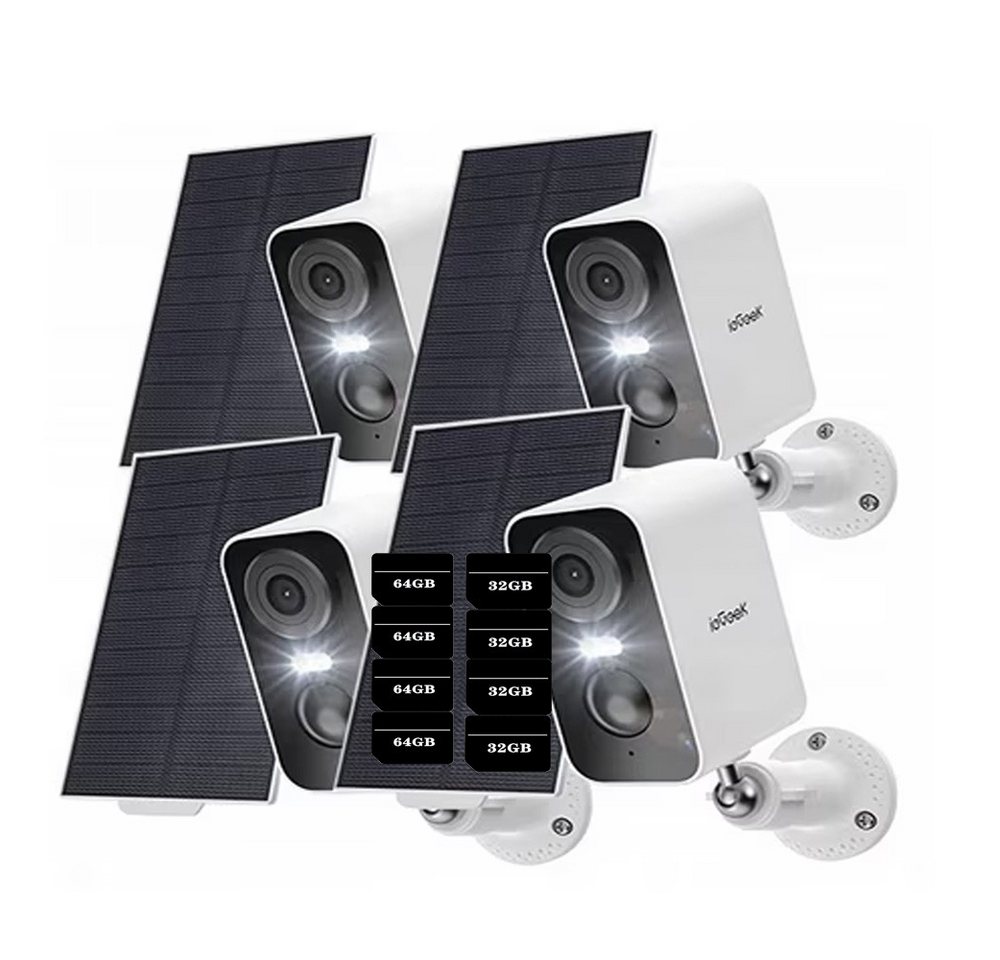 ieGeek Überwachungskamera 2K Überwachungskamera Aussen Akku Solar WLAN mit Bunte Nachtsicht PIR (Außenbereich Aussen Außen, 2K WiFi Wireless FHD Nachtsicht 5200 mAh Akku mit Solarpanel, WiFi Kamera Outdoor mit PIR Bewegungsmelder,2-Wege-Audio, Spotlights, Unterstützung PIR-Personenerkennung Cloud/TF Karte Storage) ieGeek Überwachungskamera 2K Überwachungskamera Aussen Akku Solar WLAN mit Bunte Nachtsicht PIR (Außenbereich Aussen Außen, 2K WiFi Wireless FHD Nachtsicht 5200 mAh Akku mit Solarpanel, WiFi Kamera Outdoor mit PIR Bewegungsmelder,2-Wege-Audio, Spotlights, Unterstützung PIR-Personenerkennung Cloud/TF Karte Storage) von ieGeek