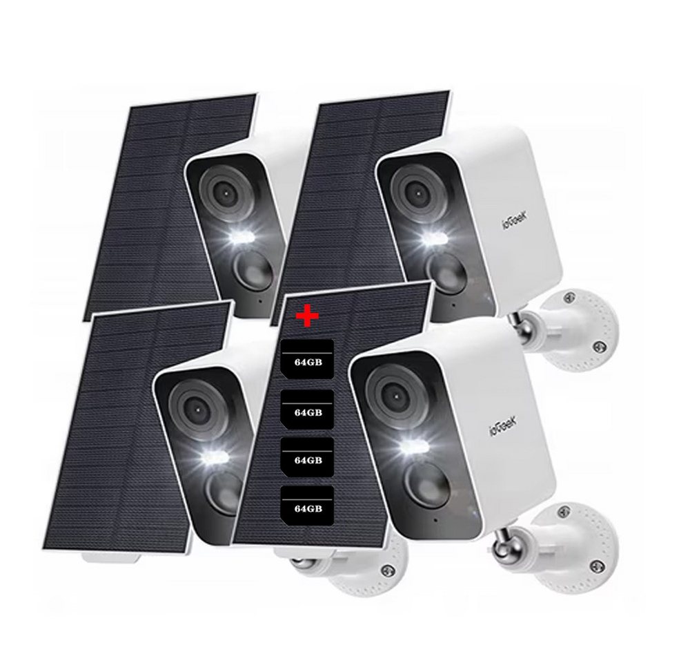 ieGeek Überwachungskamera 2K Überwachungskamera Aussen Akku Solar WLAN mit Bunte Nachtsicht PIR (Außenbereich Aussen Außen, 2K WiFi Wireless FHD Nachtsicht 5200 mAh Akku mit Solarpanel, WiFi Kamera Outdoor mit PIR Bewegungsmelder,2-Wege-Audio, Spotlights, Unterstützung PIR-Personenerkennung Cloud/TF Karte Storage) ieGeek Überwachungskamera 2K Überwachungskamera Aussen Akku Solar WLAN mit Bunte Nachtsicht PIR (Außenbereich Aussen Außen, 2K WiFi Wireless FHD Nachtsicht 5200 mAh Akku mit Solarpanel, WiFi Kamera Outdoor mit PIR Bewegungsmelder,2-Wege-Audio, Spotlights, Unterstützung PIR-Personenerkennung Cloud/TF Karte Storage) von ieGeek