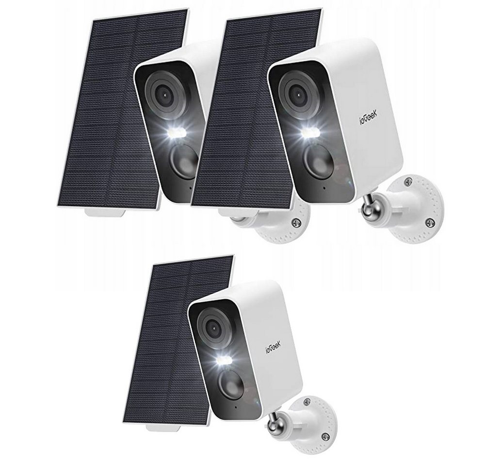 ieGeek Überwachungskamera 2K Überwachungskamera Aussen Akku Solar WLAN mit Bunte Nachtsicht PIR (Außenbereich Aussen Außen, 2K WiFi Wireless FHD Nachtsicht 5200 mAh Akku mit Solarpanel, WiFi Kamera Outdoor mit PIR Bewegungsmelder,2-Wege-Audio, Spotlights, Unterstützung PIR-Personenerkennung Cloud/TF Karte Storage) ieGeek Überwachungskamera 2K Überwachungskamera Aussen Akku Solar WLAN mit Bunte Nachtsicht PIR (Außenbereich Aussen Außen, 2K WiFi Wireless FHD Nachtsicht 5200 mAh Akku mit Solarpanel, WiFi Kamera Outdoor mit PIR Bewegungsmelder,2-Wege-Audio, Spotlights, Unterstützung PIR-Personenerkennung Cloud/TF Karte Storage) von ieGeek