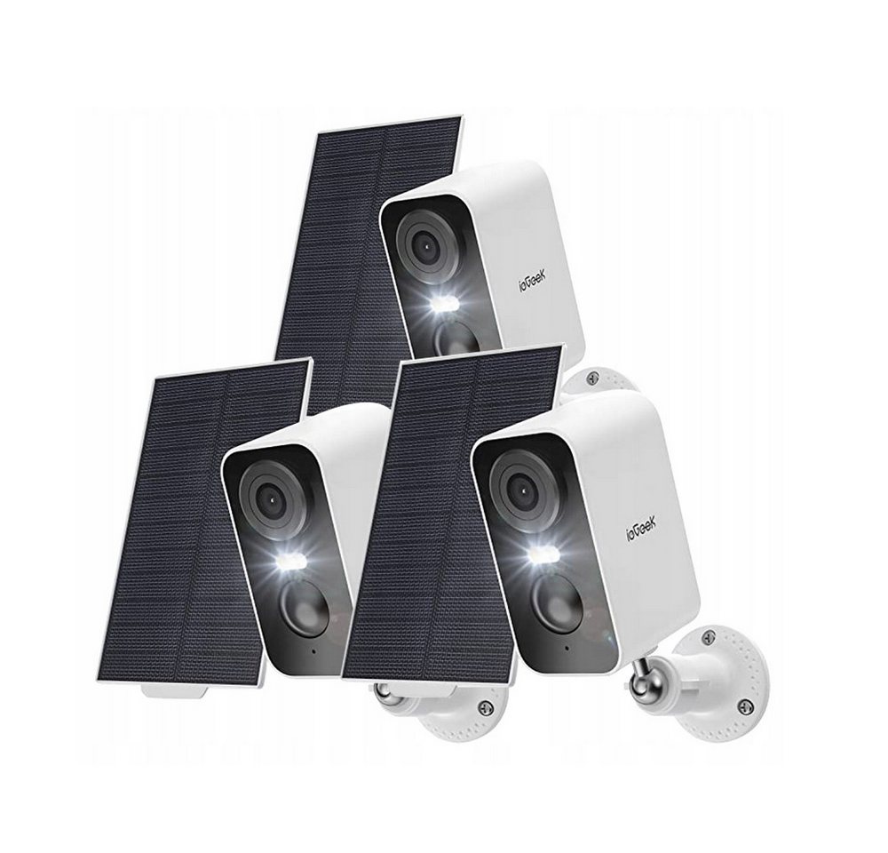 ieGeek Überwachungskamera 2K Überwachungskamera Aussen Akku Solar WLAN mit Bunte Nachtsicht PIR (Außenbereich Aussen Außen, 2K WiFi Wireless FHD Nachtsicht 5200 mAh Akku mit Solarpanel, WiFi Kamera Outdoor mit PIR Bewegungsmelder,2-Wege-Audio, Spotlights, Unterstützung PIR-Personenerkennung Cloud/TF Karte Storage) ieGeek Überwachungskamera 2K Überwachungskamera Aussen Akku Solar WLAN mit Bunte Nachtsicht PIR (Außenbereich Aussen Außen, 2K WiFi Wireless FHD Nachtsicht 5200 mAh Akku mit Solarpanel, WiFi Kamera Outdoor mit PIR Bewegungsmelder,2-Wege-Audio, Spotlights, Unterstützung PIR-Personenerkennung Cloud/TF Karte Storage) von ieGeek