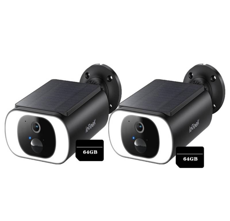 ieGeek Überwachungskamera Überwachungskamera aussen akku 2K Kamera WiFi 6 Solarstromversorgung (Aussen Außenbereich, Integriertes Mikrofon, Eingebaute Lautsprecher, H.265 Kompression, 200 Lumen -Ringlicht, 2-tlg., Hohe Erfolgsrate -Paarung, 5000mah Lithiumbatterie, IP65 Schutz) ieGeek Überwachungskamera Überwachungskamera aussen akku 2K Kamera WiFi 6 Solarstromversorgung (Aussen Außenbereich, Integriertes Mikrofon, Eingebaute Lautsprecher, H.265 Kompression, 200 Lumen -Ringlicht, 2-tlg., Hohe Erfolgsrate -Paarung, 5000mah Lithiumbatterie, IP65 Schutz) von ieGeek