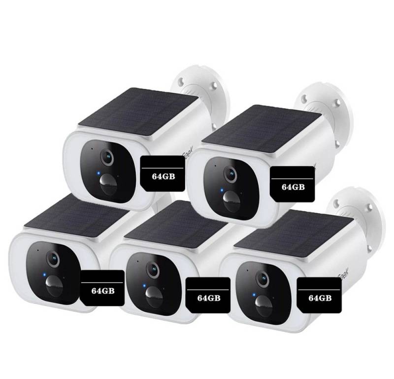 ieGeek Überwachungskamera Überwachungskamera aussen akku 2K Kamera WiFi 6 Solarstromversorgung (Aussen Außenbereich, Integriertes Mikrofon, Eingebaute Lautsprecher, H.265 Kompression, 200 Lumen -Ringlicht, 5-tlg., Hohe Erfolgsrate -Paarung, 5000mah Lithiumbatterie, IP65 Schutz) ieGeek Überwachungskamera Überwachungskamera aussen akku 2K Kamera WiFi 6 Solarstromversorgung (Aussen Außenbereich, Integriertes Mikrofon, Eingebaute Lautsprecher, H.265 Kompression, 200 Lumen -Ringlicht, 5-tlg., Hohe Erfolgsrate -Paarung, 5000mah Lithiumbatterie, IP65 Schutz) von ieGeek