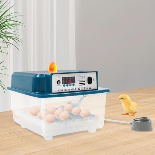 Automatischer Inkubator, Brutmaschine für Küken, automatischer Brutmaschine, 16 Eier, Inkubator, vollautomatisch, Inkubator, Inkubator, Küken von ieLsngai