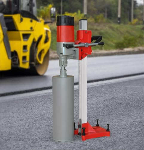 Kernbohrständer Kernbohrgerät Magnetbohrmaschine Φ165mm, Nass Kernbohrgerät Kernbohrmaschine 2300W, Betonkernbohrmaschine Maximale Bohrtiefe 80 cm, 740RPM von ieLsngai