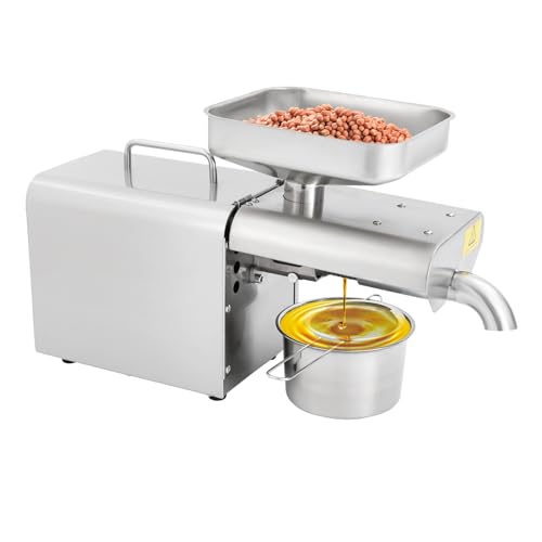 Öl Pressmaschine Elektrische Ölmühle 750W, Ölpresse 40-240℃, Bürstenloser Motor Automatische Elektrische Ölpresse, für Erdnüsse, Walnüsse, Sesamsamen Usw Öl Pressmaschine Elektrische Ölmühle 750W, Ölpresse 40-240℃, Bürstenloser Motor Automatische Elektrische Ölpresse, für Erdnüsse, Walnüsse, Sesamsamen Usw von ieLsngai