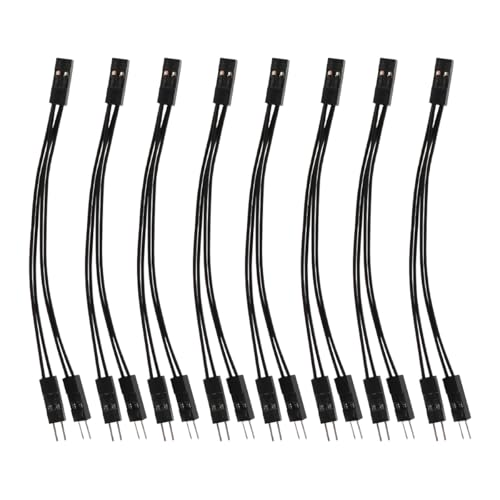 ieron 8 Stück Dual Stecker auf einzelne Buchse Jumper Splitter PC Motherboard Power Leuchtdiode Computer Schalter Reset HDD Festplatte ieron 8 Stück Dual Stecker auf einzelne Buchse Jumper Splitter PC Motherboard Power Leuchtdiode Computer Schalter Reset HDD Festplatte von Ieron