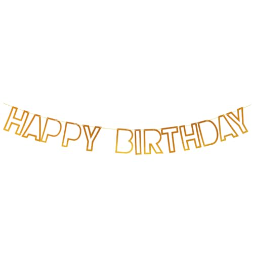 Happy Birthday-Banner, Geburtstag Alphabetische Bunting Banner, Happy Birthday Wimpelkette, Geburtstags-Wimpelkette Banner für Alle Altersgruppen von iewrtcin