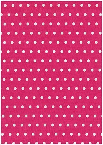 iffland MERINO EUROPA Bezug für Seitenschläferkissen, Umarmungskissen 50 x 150, nur Bezug, nur Original von wollhaarshop (pink mit weißen Punkten) von iffland MERINO EUROPA