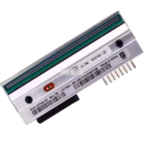 P1004230 Druckkopf für Zebra 110Xi4 110XiIV Thermo-Barcode-Etikettendrucker, 203 dpi, Original P23740-25 von ifgswopq