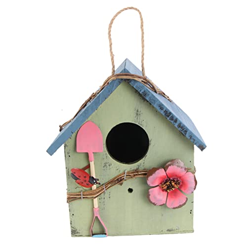 1Stück Hängendes Vogelhaus aus Holz Außen für Garten Wetterfestes Atmungsaktives Design Sicherer Rückzugsort für Dekoratives Gartenaccessoire 1Stück Hängendes Vogelhaus aus Holz Außen für Garten Wetterfestes Atmungsaktives Design Sicherer Rückzugsort für Dekoratives Gartenaccessoire von ifundom