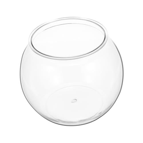 Transparenter Tank Multifunktionales Dekoratives Aquarium für Schreibtisch und Regal Große Bruchsichere Aquarien für Betta und Goldfische für Wohnraumgestaltung von ifundom