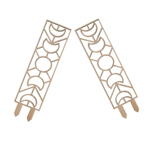 ifundom 1 Satz Klettergerüst Für Pflanzen Klettern Bergsteiger Gitter Garten Topfpflanze Spalier Innenpflanzenschlangen Reben Anlage Unterstützung Drinnen Unterstützt Holz Gelb 2 Stück von ifundom
