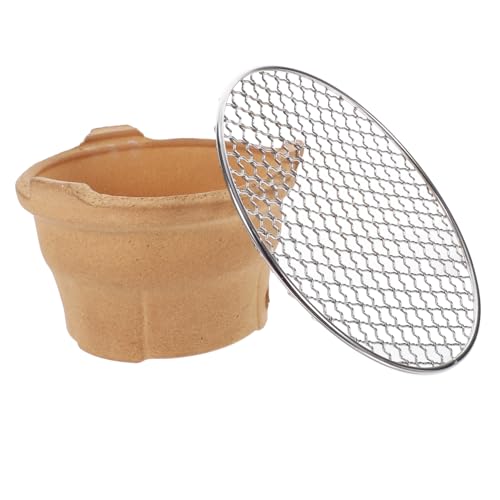ifundom 1 Satz Mini Tonofen Holzkohle Grill mit Grillrost Bbq Grill für Drinnen und Draußen Vielseitig Einsetzbar als Koch und Heizgerät für Grillen Suppen und Zufällige Zufällige Farbe ifundom 1 Satz Mini Tonofen Holzkohle Grill mit Grillrost Bbq Grill für Drinnen und Draußen Vielseitig Einsetzbar als Koch und Heizgerät für Grillen Suppen und Zufällige Zufällige Farbe von ifundom