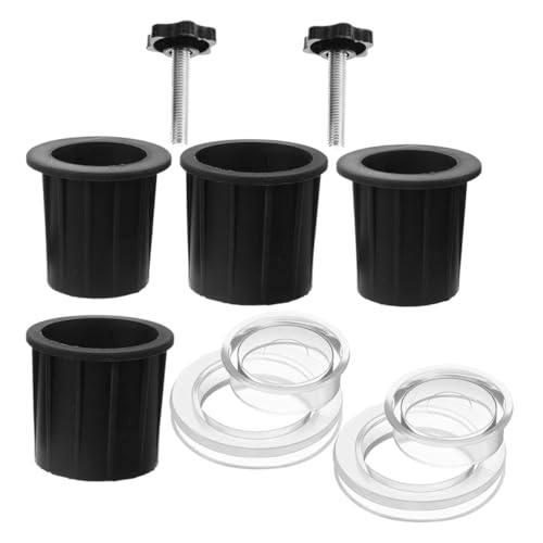 ifundom 1 Satz Patio Regenschirm Lochstopfen Schwarze Umbrella Plug für Gartenmöbel Einfache Installation Passend für Tische für Outdoor Nutzung Windstabil von ifundom