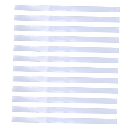 ifundom 1 Satz Reflektierende Papieraufkleber Aufkleber Masse Reflexstreifen Für Tacho Drehzahlmesser-reflexstreifen Digital Reflektorbandstreifen Aufkleber Abziehbilder Silber 12 Stück von ifundom