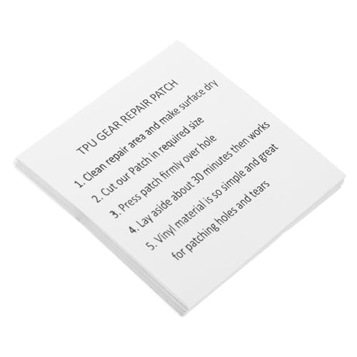 ifundom 1 Satz TPU Reparatur Patch Für Schwimmringe Und Aufblasbare Spielzeuge Selbstklebende Reparaturfolie Für wasserdichte Anwendung 10 Stück von ifundom