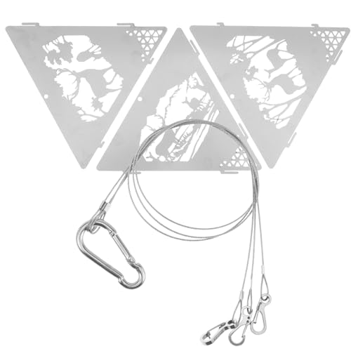 ifundom 1 Satz Triangular Campfire Stove Robuster Lagerfeuerhalter für Outdoor Grillpartys Abnehmbar zu Montieren für Camping und Gemütliche Abende ifundom 1 Satz Triangular Campfire Stove Robuster Lagerfeuerhalter für Outdoor Grillpartys Abnehmbar zu Montieren für Camping und Gemütliche Abende von ifundom