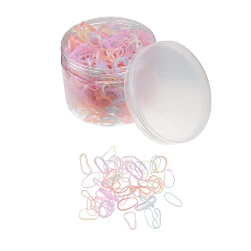 ifundom 1 Schachtel Bunte Elastische Haargummis für Haustiere Kreative Kleine Haarbänder Schonend für Fell Geeignet für Hunde Katzen Kaninchen Modisches Accessoire für Alltag und Festtage von ifundom