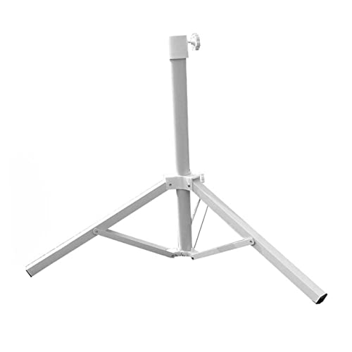 ifundom 1 Stück Basis für Sonnenschirme Überdachung Strand Regenschirme Stand Schatten Robust regenschirmständer Sandanker Sonnenschirmständer Beach Regenschirmhalter Weiß von ifundom