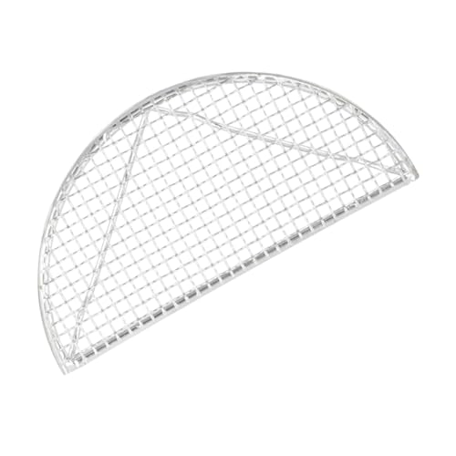 ifundom 1 Stück Frittiernetz Aus Edelstahl Heißluftfritteusen Sieb Rost Zum Kochen Bräter Ölspray Ölsprühflasche Backofengestell Luftfritteusengestell Spieß Kessel Rostfreier Stahl Silver von ifundom