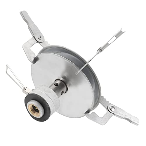 ifundom 1 Stück Tragbarer Camping Gas Kocher Multifunktionaler Outdoor Grill für Picknick und Camping Rostfreies Material Langlebig und Einfach zu Bedienen von ifundom