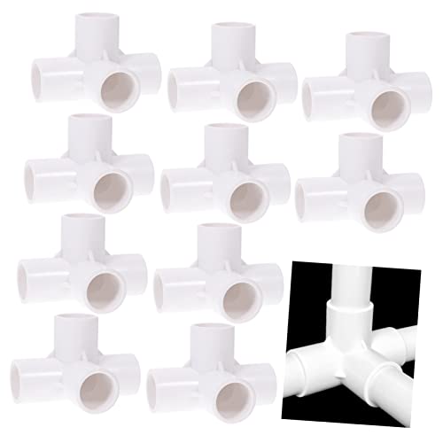ifundom 10 Stück PVC Teiliges Fittings für PVC Rohrverbinder Geeignet für DIY Möbel Gewächshaus und Lagereinrichtungen Robust und Langlebig ifundom 10 Stück PVC Teiliges Fittings für PVC Rohrverbinder Geeignet für DIY Möbel Gewächshaus und Lagereinrichtungen Robust und Langlebig von ifundom
