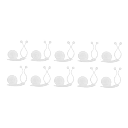 ifundom 10stücke Pflanzenclips Selbstklebend Rankenhalter Aus Kunststoff Draht-befestigungshaken Für Pflanzen Wand-Pflanzen-befestigungsclip Ranken-befestigungsclip Mit Klebendem Design von ifundom