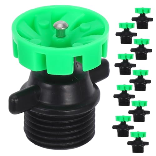 ifundom 10 Stück Teiliges Gartensprinkler Rotierende Sprinklerköpfe mit Teiliger Fliehkraftnabe Automatischer Sprühnebel Düse Gleichmäßige Bewässerung Großer Rasenflächen Langlebig und ifundom 10 Stück Teiliges Gartensprinkler Rotierende Sprinklerköpfe mit Teiliger Fliehkraftnabe Automatischer Sprühnebel Düse Gleichmäßige Bewässerung Großer Rasenflächen Langlebig und von ifundom
