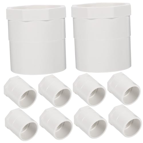 ifundom 10 Stück Teiliges PVC Rohradapter Innengewinde Abflussverbinder Langlebig Robust für Schnelle Installation und Zuverlässige Verbindung von Abflussrohren und Entwässerungssystemen von ifundom