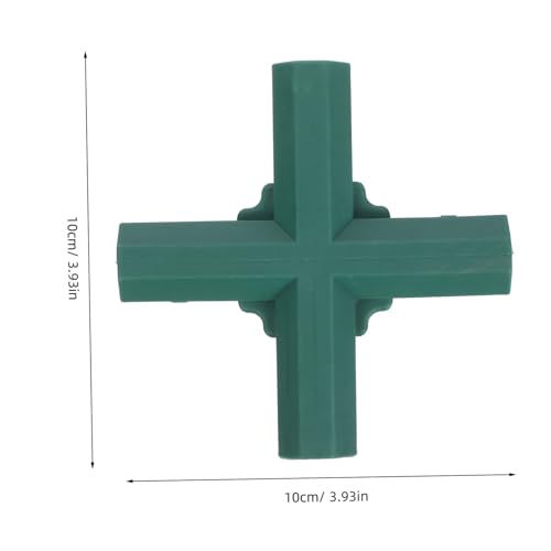 ifundom 10 Stück Teiliges PVC Vierwege-rohrverbinder Wetterfeste Gewächshaus Rahmenverbinder aus Verstärktem Kunststoff Multidirektionale DIY Garten Bewässerungsrohr Anschlussstücke von ifundom