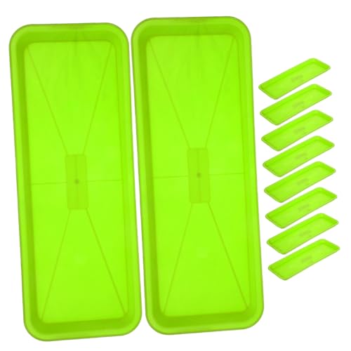 ifundom 10 Stück Teiliges Rechteckiges Pflanzschalen Robustem Kunststoff Wiederverwendbare Bonsai Untersetzer Wasserfeste Pflanzgefäß Abtropfschalen für Innen und Außenpflanzen Pflanzen ifundom 10 Stück Teiliges Rechteckiges Pflanzschalen Robustem Kunststoff Wiederverwendbare Bonsai Untersetzer Wasserfeste Pflanzgefäß Abtropfschalen für Innen und Außenpflanzen Pflanzen von ifundom