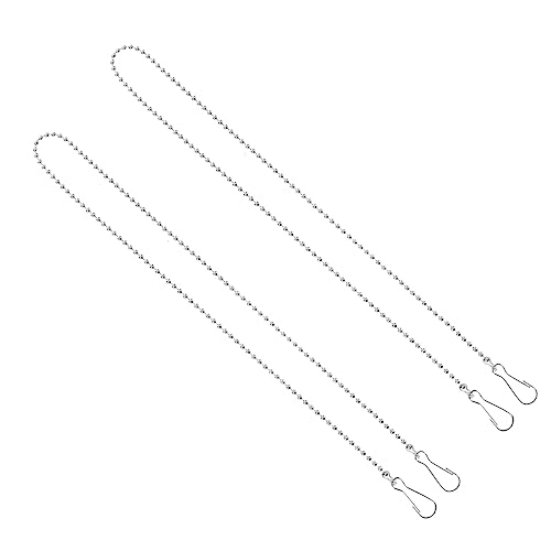 ifundom 10Stücke Hängende Metallkette für Fahnenmast und Langlebig für Flaggenplakate und Dekoration Wohnzimmer und Schlafzimmer von ifundom