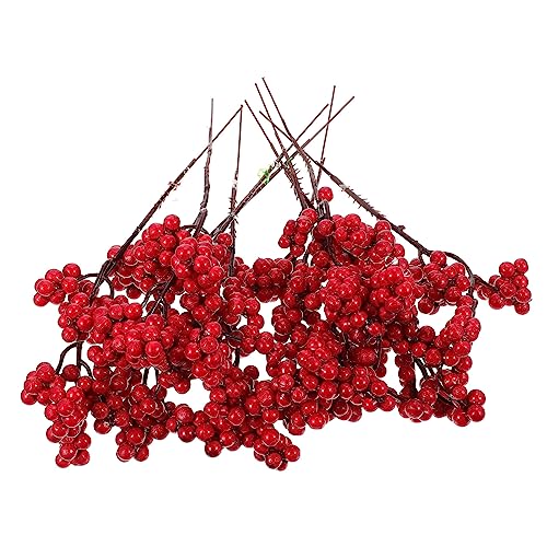 ifundom 10st Künstliche Beeren Gefälschte Rote Beerenfruchtpflücker Beerensprays Weihnachtliches Beerendekor Weihnachtskranz Stamm Burgunder Beerenpflücker Weihnachtsbaum Plastik Cranberry ifundom 10st Künstliche Beeren Gefälschte Rote Beerenfruchtpflücker Beerensprays Weihnachtliches Beerendekor Weihnachtskranz Stamm Burgunder Beerenpflücker Weihnachtsbaum Plastik Cranberry von ifundom