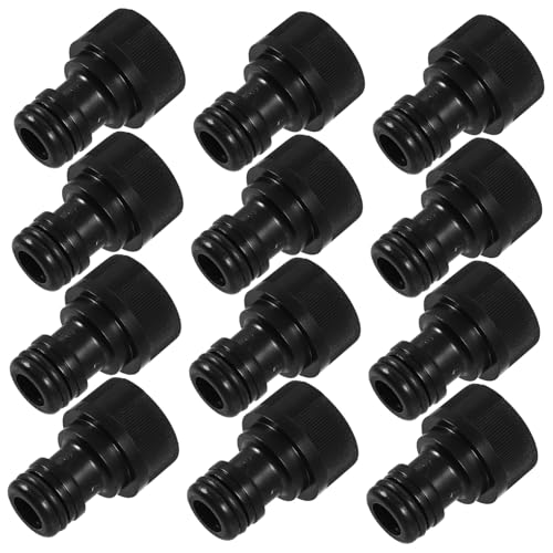 ifundom 12 Stück Teiliges Wasserhahn Adapter aus Kunststoff Frostbeständig und Rostfrei Schnell Verbindbar ohne Werkzeug Platzsparend und Langlebig als Ersatzteil für Gartenschläuche und von ifundom