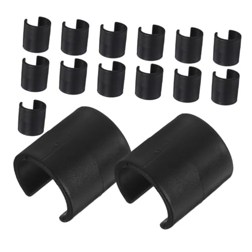 ifundom 15 Stück Teiliges Fußball Trainings Pole Clips Robuste Marker Pfosten Befestigung Einfache Anbringung Vielseitig für Fußball und Sporttraining Sichere Halterung ohne Werkzeug von ifundom