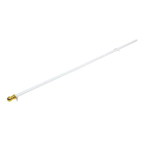 ifundom 1Satz Aluminiumlegierter Fahnenmast mit Freidreh Halterung Teilig Fuß für Außenbereich und Rostfrei für Garten Camping und Veranstaltungen ifundom 1Satz Aluminiumlegierter Fahnenmast mit Freidreh Halterung Teilig Fuß für Außenbereich und Rostfrei für Garten Camping und Veranstaltungen von ifundom