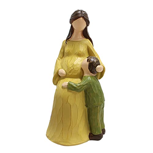 ifundom 1stk Mutter Und Kind Statue Ornament Mutter Und Sohn Mutterverzierung Kinderschmuck Decoraciones para Sala De Casa Und Kinderskulpturen Mutter-Kind-Figur Tisch Baby Harz Anzahl von ifundom