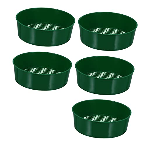 ifundom 2 Sätze Kunststoff Netzsieb Bodensieb Gartenwerkzeug Bodenfilter Gartenbodensieb Bodensieb Steinsieb Sieb Sieb Für Steine Sieb Gartenkompostwerkzeug Pp 5 Stück * 2 von ifundom