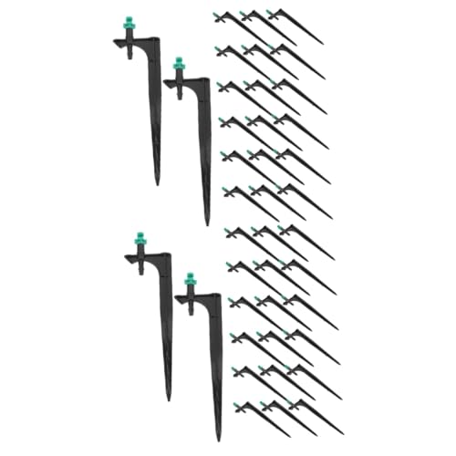 ifundom 2 Sätze Sprinkler Spike Sprühdüse Für Gartenbewässerung Einstellbare Misting Düse Mit Abnehmbarem Kopf Für Gleichmäßige Bewässerung Und Einfache 20 Stück * 2 von ifundom