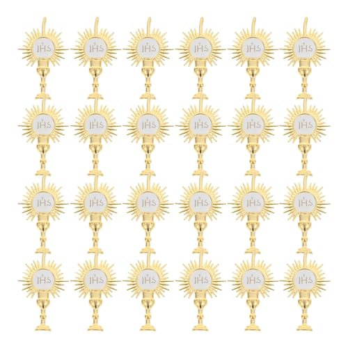 ifundom 2 Sätze Teiliges Religiöse Topper Dekorationen Für Kirchenfeiern Vintage Holy Light Ornamente Für Partys Und Festlichkeiten Für Religiöse Anlässe Sichere 24 Stück * 2 ifundom 2 Sätze Teiliges Religiöse Topper Dekorationen Für Kirchenfeiern Vintage Holy Light Ornamente Für Partys Und Festlichkeiten Für Religiöse Anlässe Sichere 24 Stück * 2 von ifundom
