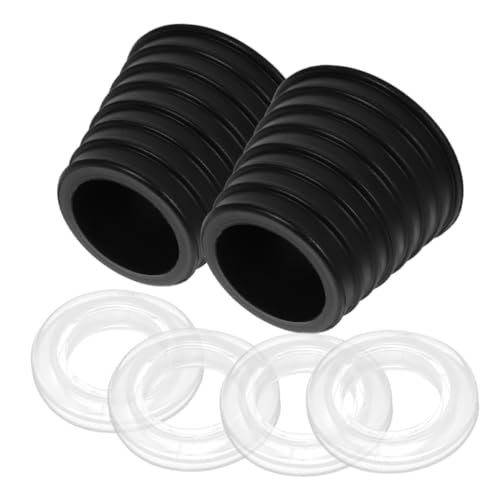 ifundom 2 Sätze Teiliges Set von Sonnenschirmständer Halterung mit Gummispitze und Transparenten Löchern zur Stabilisierung von Gartenschirmen Langlebig und Uv für Außenbereich von ifundom