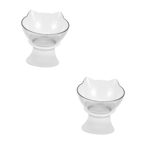 ifundom 2 Stck Katzenfutternapf Schräg Neckschild Transparent Abnehmbar Leicht zu Reinigen Schutz für Katzenhals Trinknapf Haustiernapf ifundom 2 Stck Katzenfutternapf Schräg Neckschild Transparent Abnehmbar Leicht zu Reinigen Schutz für Katzenhals Trinknapf Haustiernapf von ifundom