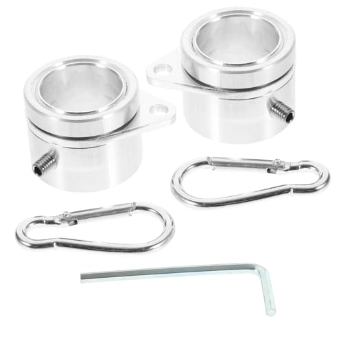 ifundom 2 Stück Aluminiumlegierung Fahnenmast Rotationsring Drehbare Befestigungsringe für Fahnenmasten Rotation für Flaggenfliegen ifundom 2 Stück Aluminiumlegierung Fahnenmast Rotationsring Drehbare Befestigungsringe für Fahnenmasten Rotation für Flaggenfliegen von ifundom