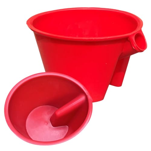 ifundom 2 Stück Bailer Löffel Wachsend Garten Wasserkelle Klein Anlage Bewässerung Schöpfkelle Gießkannen Aus Kunststoff Gartenversorgung Scoop Wasserschöpfer Plastik Rot von ifundom