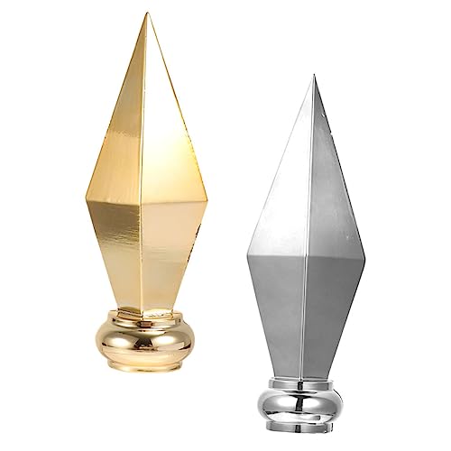 ifundom 2 Stück Dekorative Fahnenmast Topper Aluminiumlegierung für Hotel und Konferenzräume Eleganter Flaggenkopf Robust und für Verschönerung Ihrer Fahnen ifundom 2 Stück Dekorative Fahnenmast Topper Aluminiumlegierung für Hotel und Konferenzräume Eleganter Flaggenkopf Robust und für Verschönerung Ihrer Fahnen von ifundom