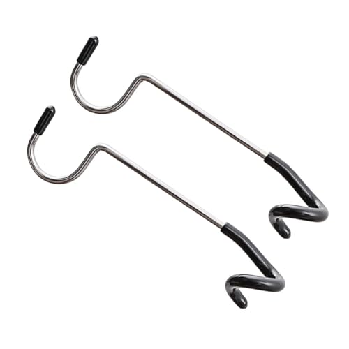 ifundom 2 Stück Edelstahl Camping Haken für Zeltstangen Multifunktionale Aufhängung für Campinglampen Vogelhäuser Pflanzen rutschfest Kompakt für Outdoor Garten Wandern Angeln Party von ifundom