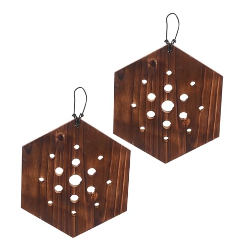 ifundom 2 Stück Farn Montagebrett Hirschhornfarnbrett Vertikale Gartenwand Pflanzenwand Display Holzbrett Pflanzen Wandhalterung Hängende Holzbasis Orchideen von ifundom